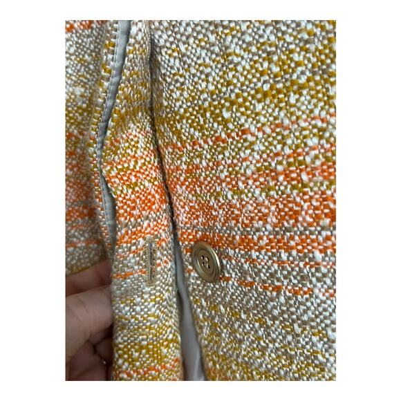 Talbots Pastel Tweed Womens Blazer 14 Career Professional Wear to Work Office - Picture 4 of 8